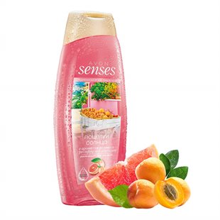 Увлажняющий гель для душа с ароматом розового грейпфрута и абрикоса "Средиземноморские приключения. Поцелуи солнца", 500 мл (71682, 1383383)