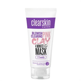 Розовая глиняная маска для лица Для проблемной кожи, 75 мл (1492282)